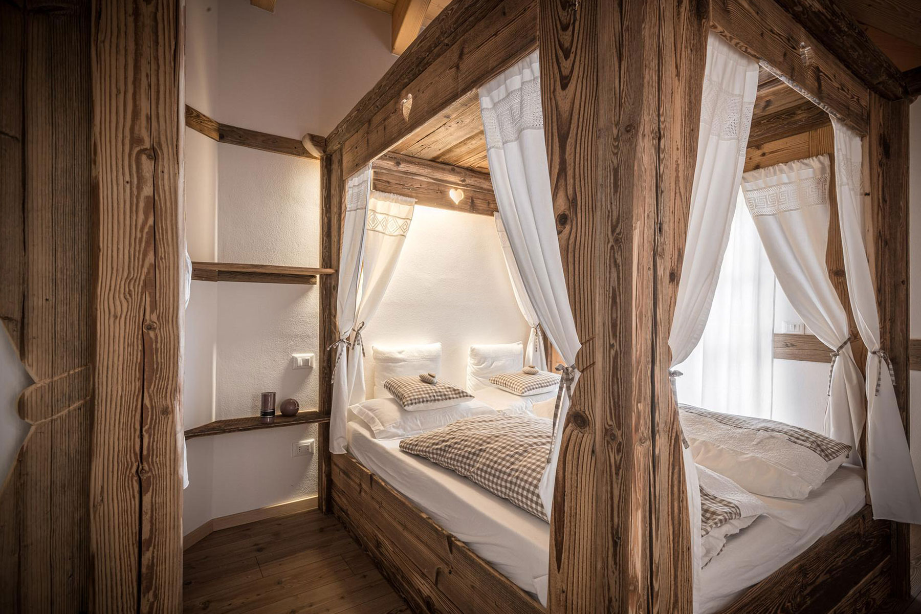 Camera romantica in agriturismo in Trentino